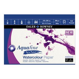 Daler Rowney Aquafine Water Colour Pad A3 and A4